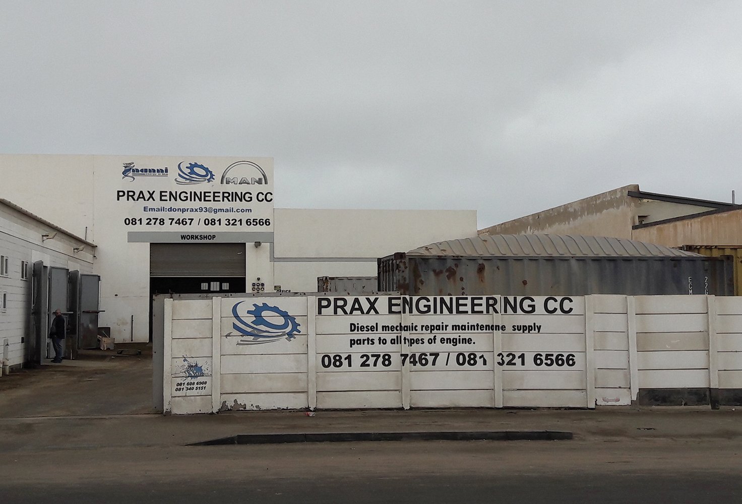 Prax Engineering Workshop Walvis Bay, Namibia